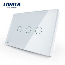 Livolo US / AU Standard 3 Gang Trockenkontaktanschluss Touch Smart Lichtschalter VL-C303I-81